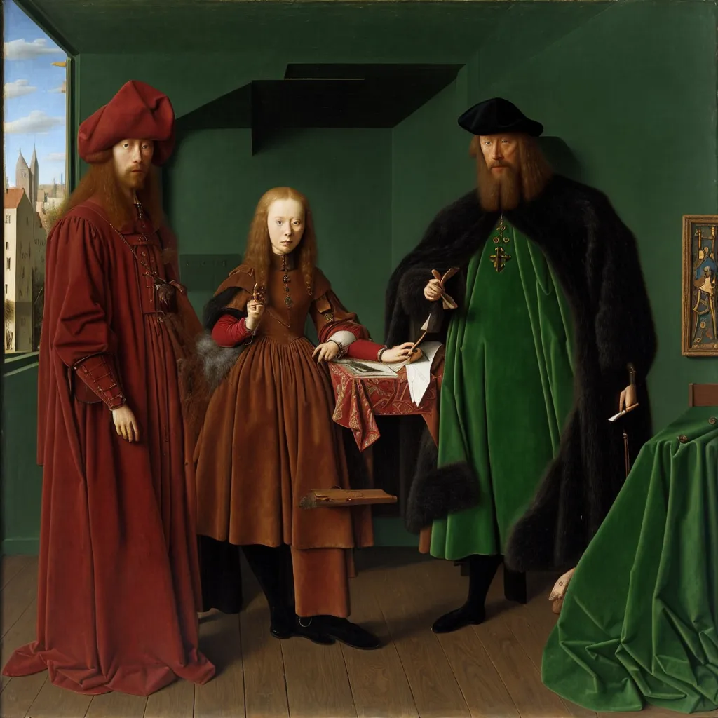 1434 - The Arnolfini Portrait - Jan van Eyck